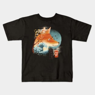 Japanese Fox Lover Kids T-Shirt